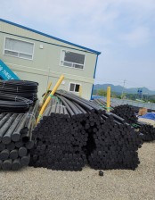 HDPE PIPE,PEPIPE , PE파이프 00군 상수도 현대화 사업 납품 현장